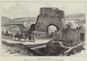 Porte à Bala Murghab - William Crimea Simpson